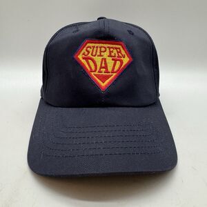 Paris Accessories Cap Men's OSFM Super Dad Embroidered Logo Strapback Navy Hat